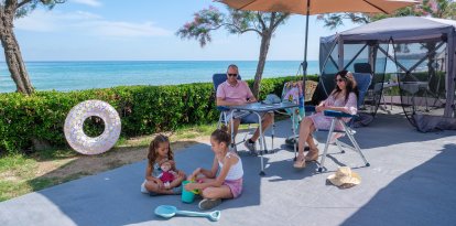 Imagen de un camping de Tarragona