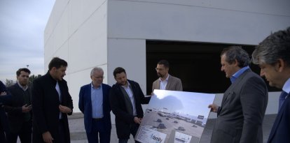 Imagen de las obras del nuevo centro comercial de Tarragona