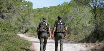 Una setentena de efectivos de Agents Rurales y ADF controlan los accesos y los espacios naturales en riesgo extremo de incendio en el sur de Catalunya