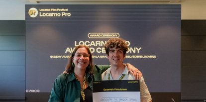 Adrià Guxens ganan el Premio de Locarno. Foto Cedida