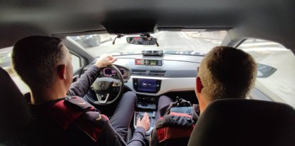 Una patrulla de Mossos d'Esquadra.
