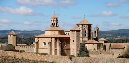 El Monestir de Poblet, en la Conca de Barberà.