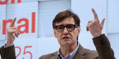 El presidente Salvador Illa, en el Consejo Nacional del PSC este sábado