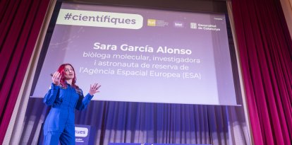 Xerrada de Sara García Alonso al Col·legi Diocesà Sagrada Família, a Tortosa.