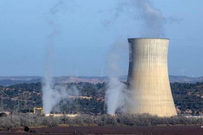 Foto de archivo de la central nuclear de Ascó.