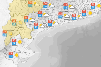 Divendres 20 de juny: Pugen les temperatures a l'Ebre