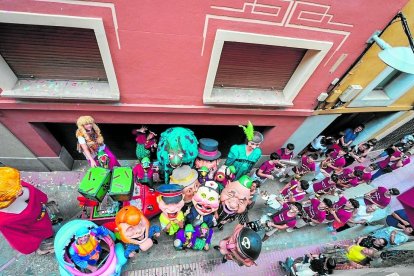 Un dels moments del tret de sortida de la Setmana Cultural de la Pessigolla de Valls