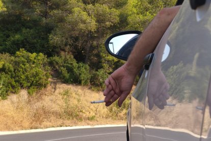 El conductor ha sido multado económicamente y se le podrían retirar hasta seis puntos del carnet de conducir