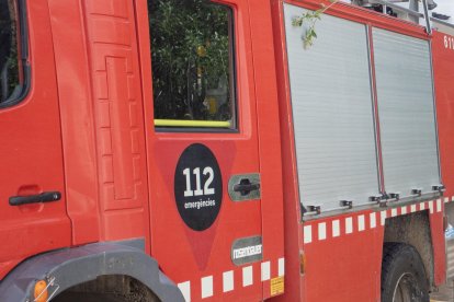 En el rescate ha intervenido una dotación de bomberos.