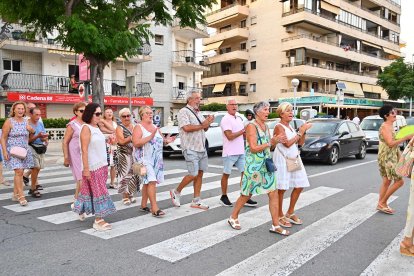 La última concentración de dueños de aparcamientos contra el aparcamiento tarifado, el fin de semana.