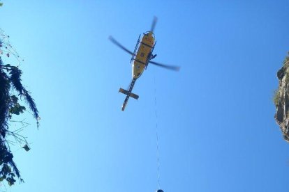 Helicóptero de Bombers de la Generalitat.
