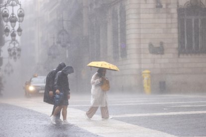 Las lluvias torrenciales han afectado esta madrugada y durante el día de hoy a gran parte de Catalunya