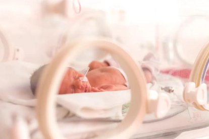 Imagen de archivo de un bebé prematuro