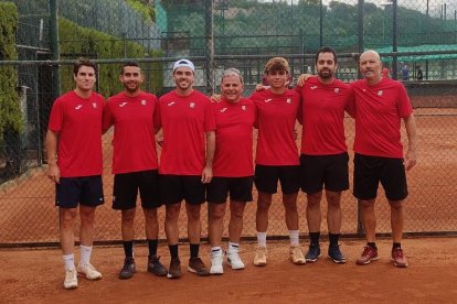 Equipo masculino del Club Tennis Tarragona.
