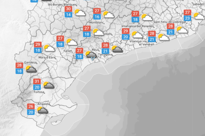 Dissabte 20 de setembre: Probables ruixats o xàfecs per la tarda