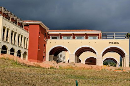 El aspecto que muestra actualmente el hotel.