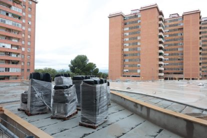 Tras finalizarse la impermeabilización de la superficie ya se instalará el pavimento