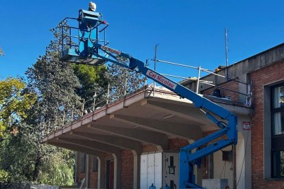 Imatge de les obres al Centre Cívic Ponent de Reus.
