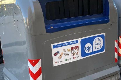 Un contenedor de basura limpio tras el plan de choque con Urbaser