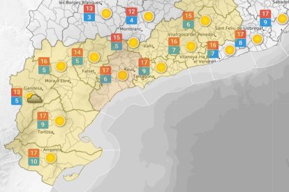 Dimarts, 25 de novembre: forts cops de vent i baixada de temperatures