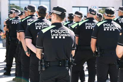 Agentes de la Policía Local de Cambrils.