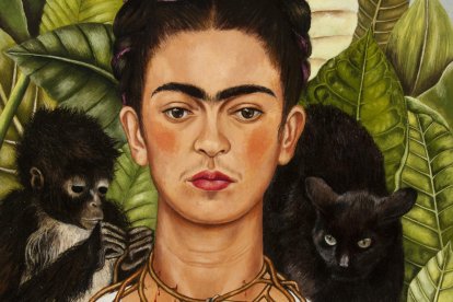'Autorretrato con collar de espinas y colibrí', de Frida Kahlo, incluido en la muestra 'Frida Kahlo: The Making of an Icon', de la Tate Modern.