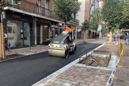 Las obras de reurbanización del carrer Ample han marcado la agenda municipal de este 2025.