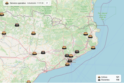 Una captura de pantalla del mapa.