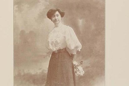 Josefa Samá, en la portada de la revista ‘Feminal’, en 1907.