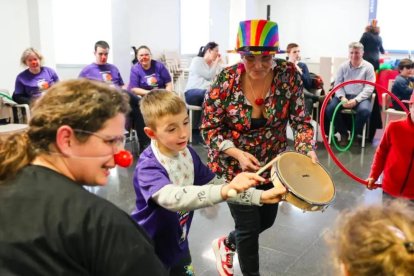 Raquel Martínez -‘Rachel Love’-, durant un dels seus espectacles.