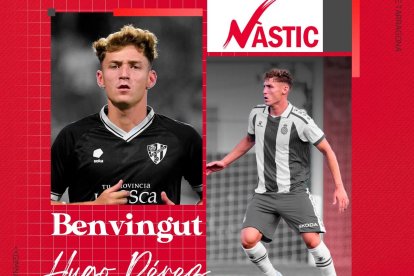 Hugo Pérez firma por el Nàstic hasta final de temporada.