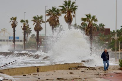 temporal lluvia viento Ebre Tarragona