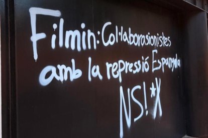Pintada en la sede de Filmin
