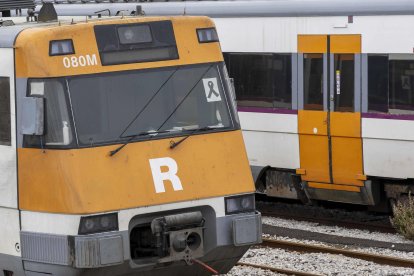 Estación de trenes de Tarragona durante el corte de Rodalies