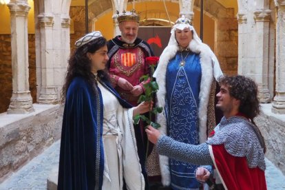 Els protagonistes de la 39a Setmana Medieval de Motblanc.