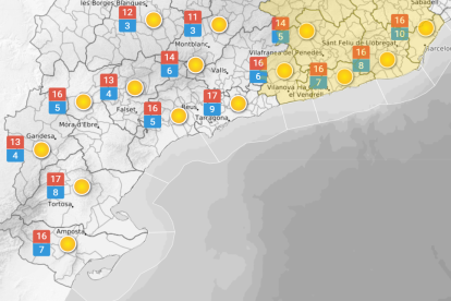 Dissabte 7 de febrer: vent fort al litoral de Tarragona