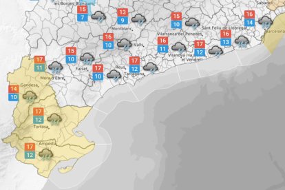 Divendres 6 de març: Més pluja i cel ennuvolat