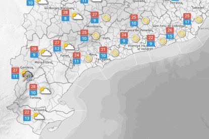 Diumenge 19 d'abril: Núvols alts i possibles ruixats a l'Ebre