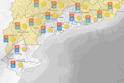 Dissabte 5 de setembre: tornen a pujar les temperatures