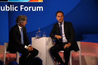 El secretario general de la OTAN, Mark Rutte