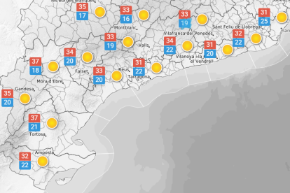 Dijous 26 de juny: molta calor a l'Ebre