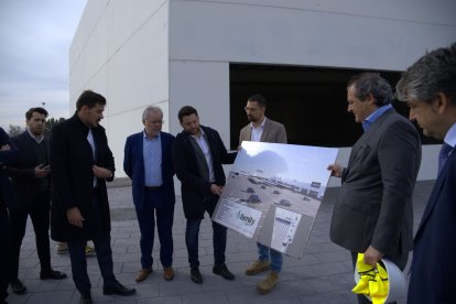 Imagen de las obras del nuevo centro comercial de Tarragona