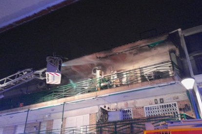 Fuego piso en Cunit