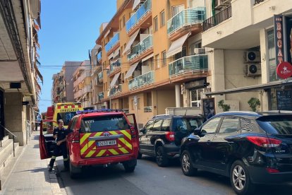 Bomberos en Calafell