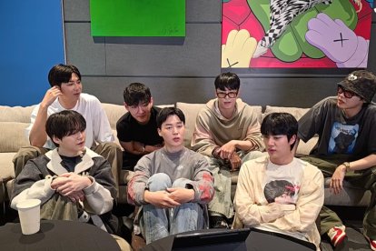 La banda de K-pop BTS.