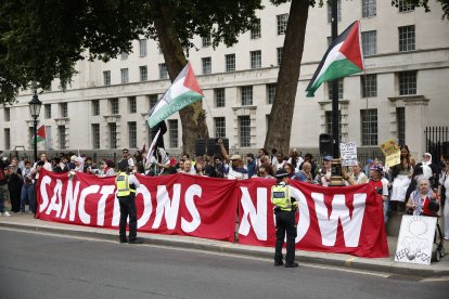 protestas en el reino unido pro palestina