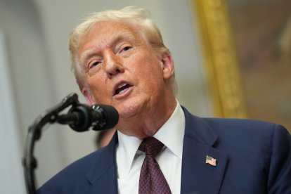 El presidente de Estados Unidos Donald Trump