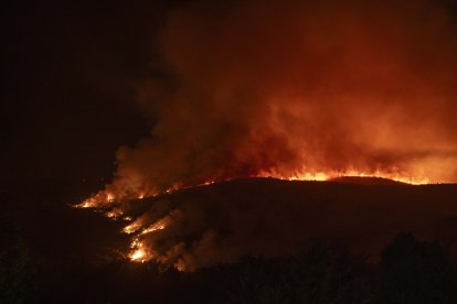 Incendio forestal Oímbra
