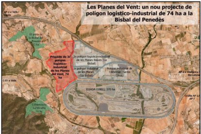 El projecte del polígon Les Planes del Vent