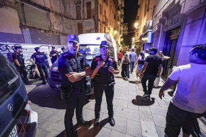 El jefe de la Unitat de Seguretat Ciutadana, el subinspector Jordi Maranges, estuvo al mando de la operación.